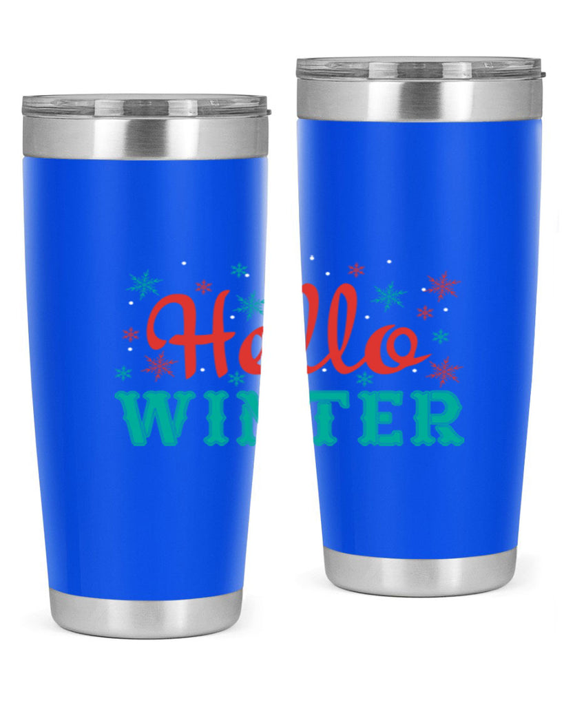 Hello Winter 182#- winter- Tumbler