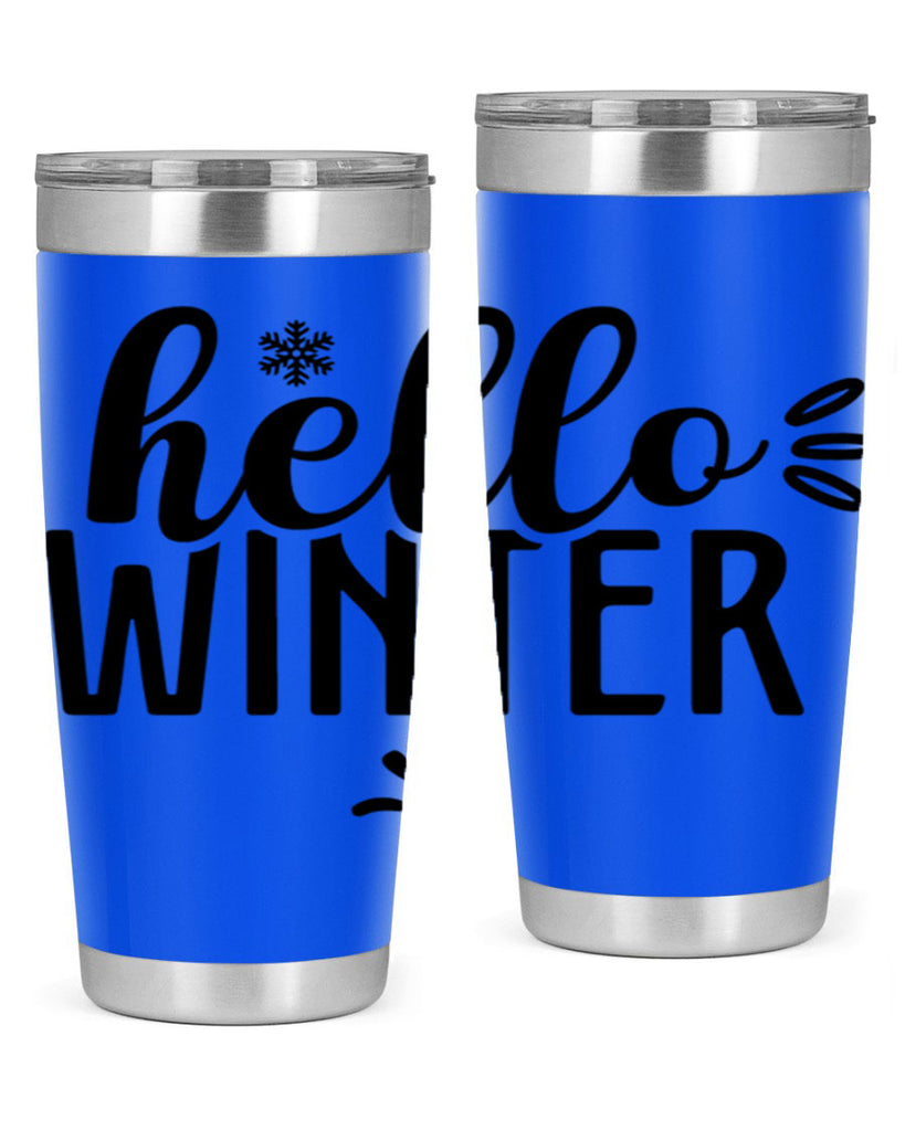 Hello Winter171#- winter- Tumbler