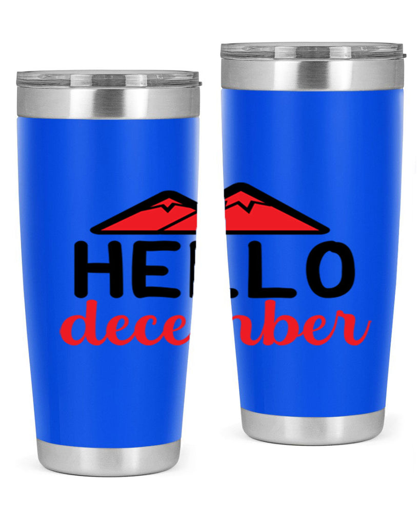 Hello december 160#- winter- Tumbler
