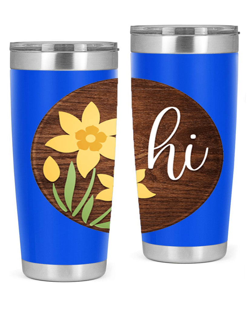 Hi daffodil flower Mockup235#- spring- Tumbler