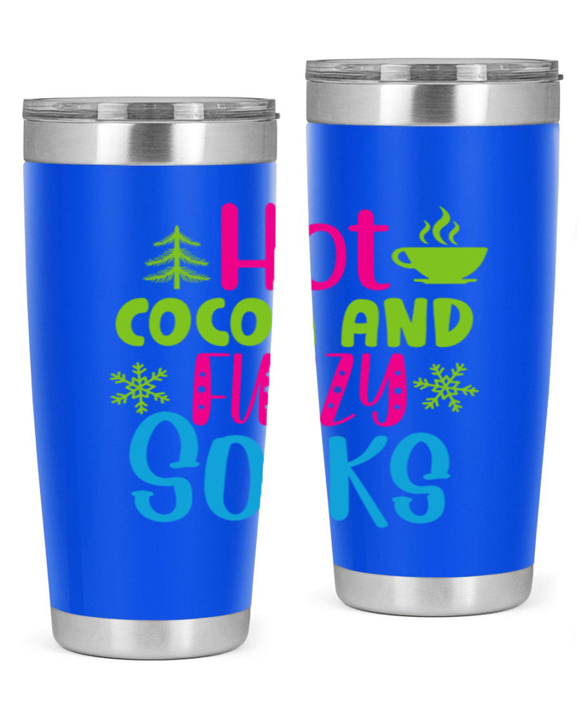 Hot Cocoa And Fuzzy Socks209#- winter- Tumbler