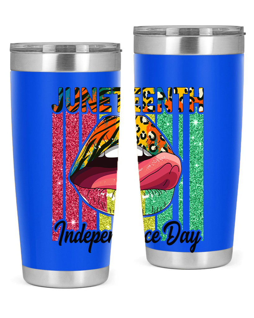 Juneteenth Independence Day Sexy Lip Png 11#- Juneteenth- tumbler