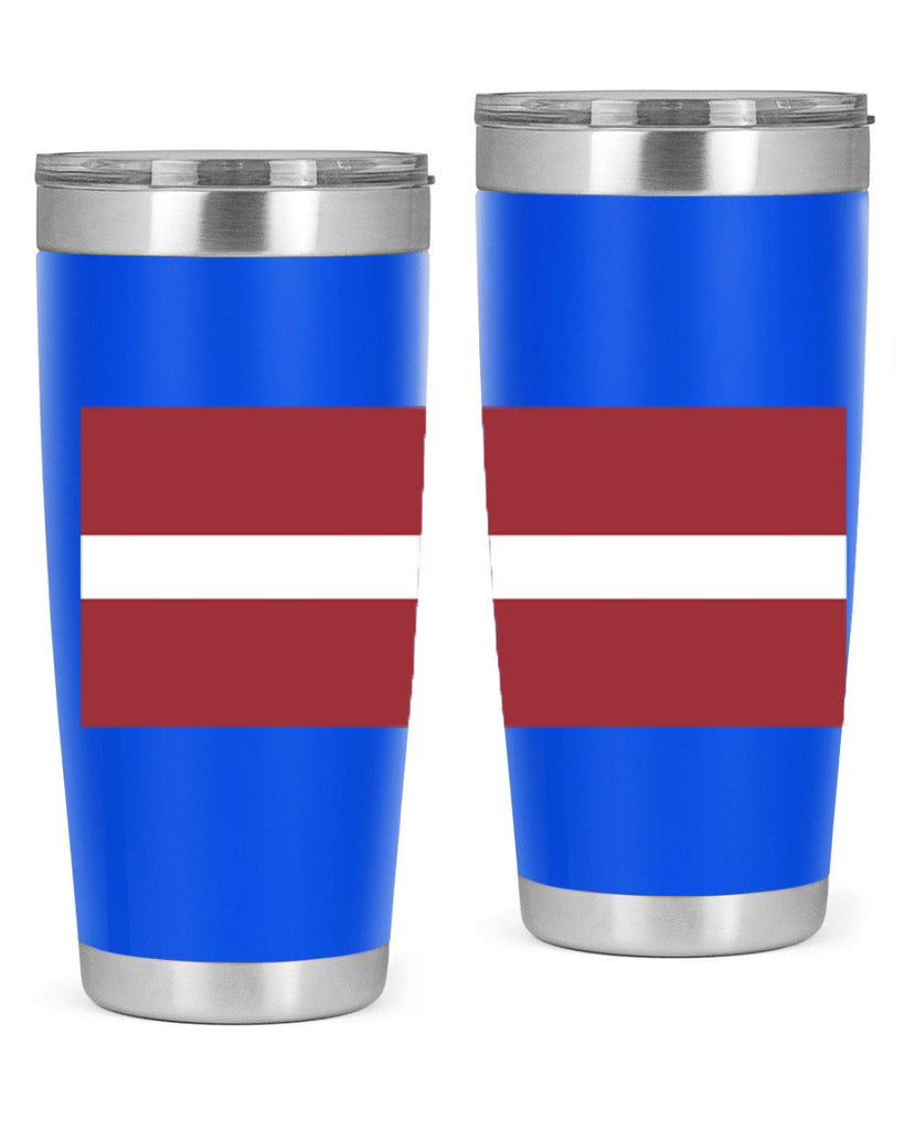 Latvia 104#- world flags- Tumbler
