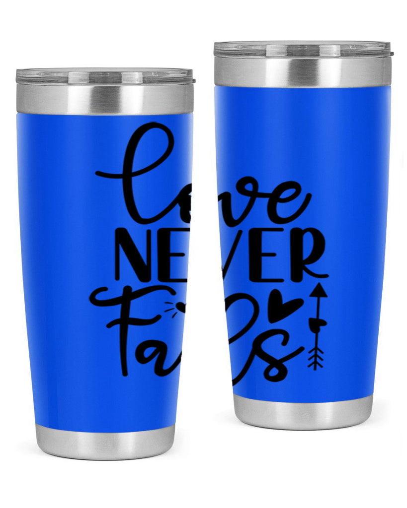 Love Never Fails 309#- winter- Tumbler