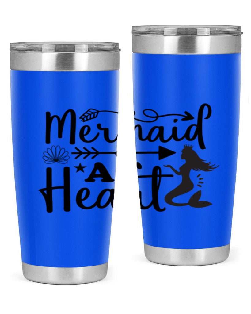 Mermaid at Heart design 397#- mermaid- Tumbler