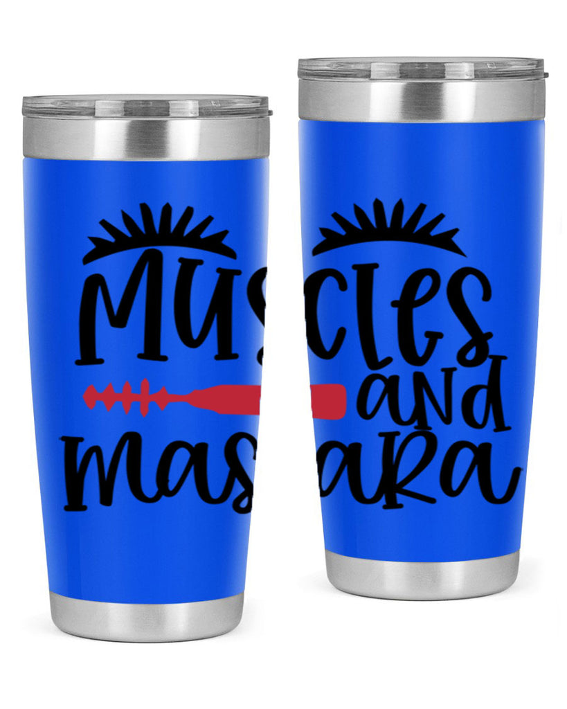 Muscles and mascara design Style 221#- make up- Tumbler