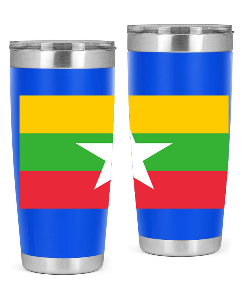 Myanmar 79#- world flags- Tumbler