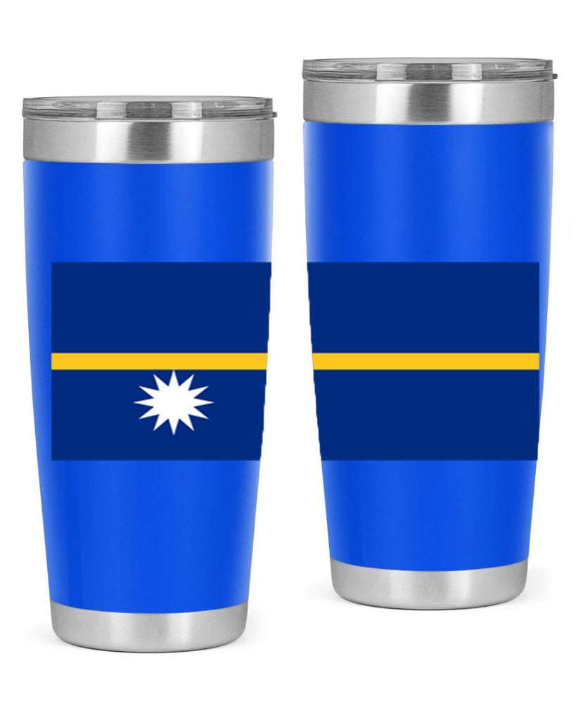 Nauru 77#- world flags- Tumbler