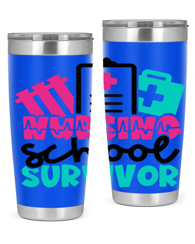 Nursing School Survivor Style Style 62#- nurse- tumbler