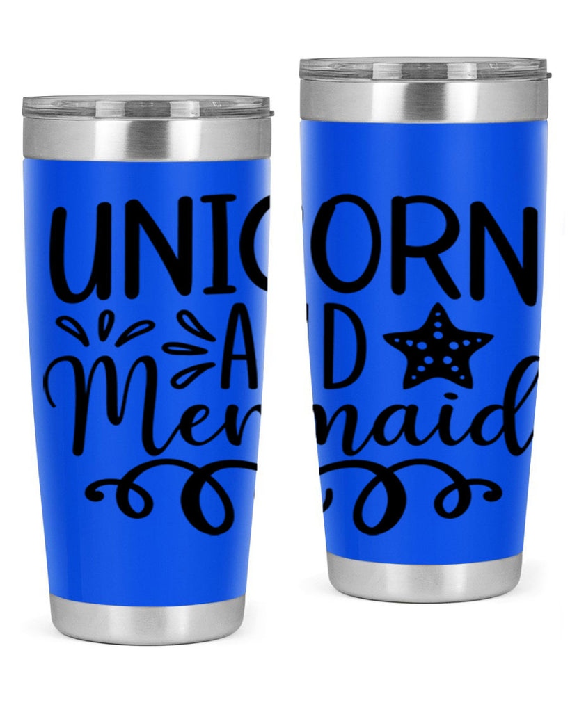 Unicorn And Mermaid 658#- mermaid- Tumbler