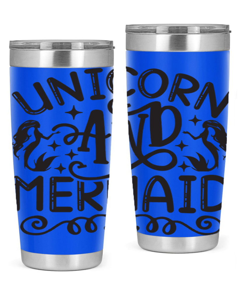 Unicorn and mermaid 660#- mermaid- Tumbler
