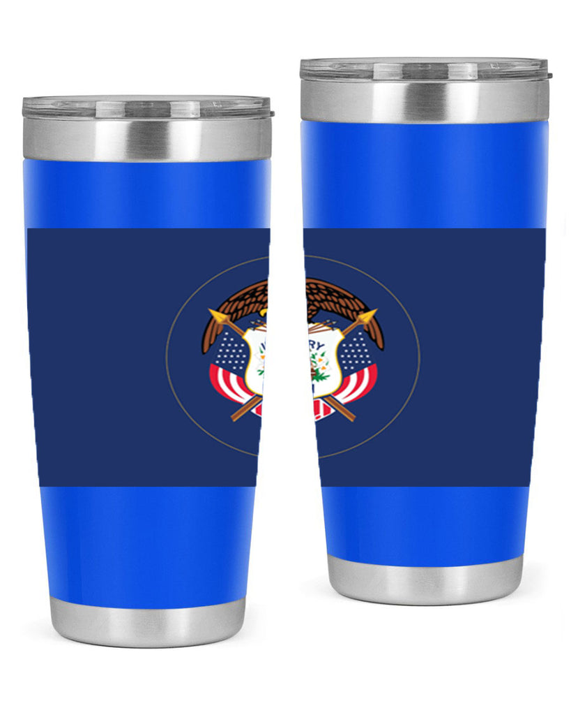 Utah 8#- Us Flags- Tumbler