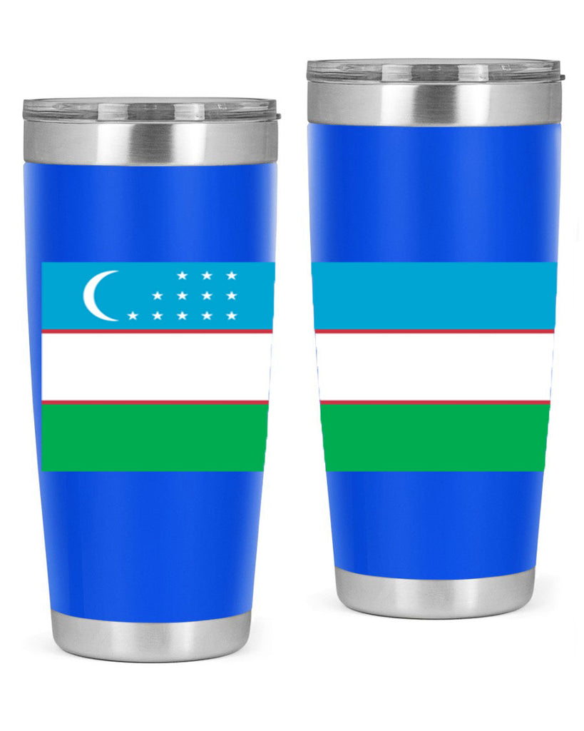 Uzbekistan 8#- world flags- Tumbler