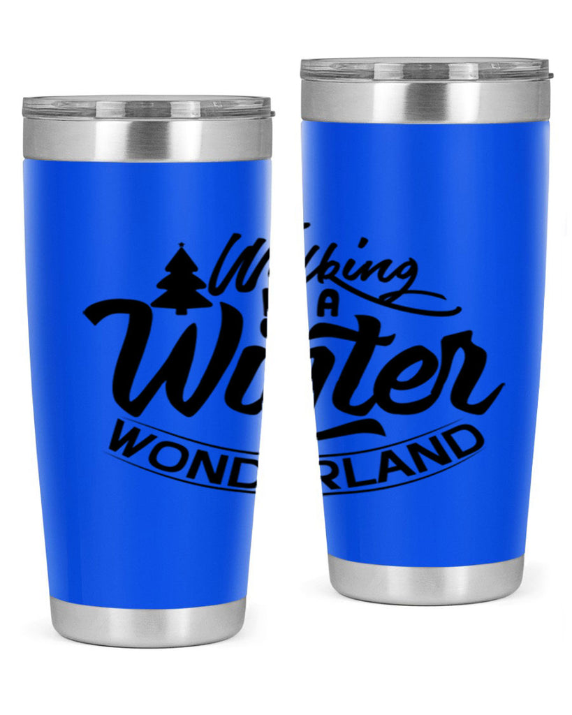 Walking In A Winter Wonderland 435#- winter- Tumbler