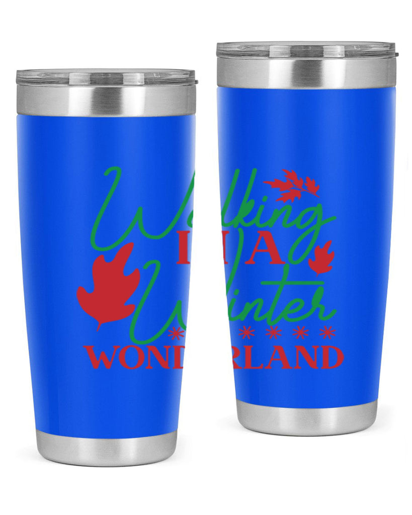 Walking In A Winter Wonderland 438#- winter- Tumbler