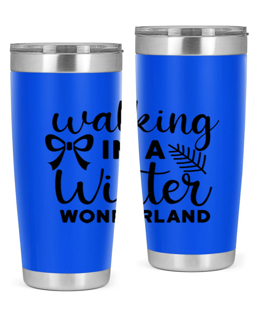 Walking In A Winter Wonderland 441#- winter- Tumbler