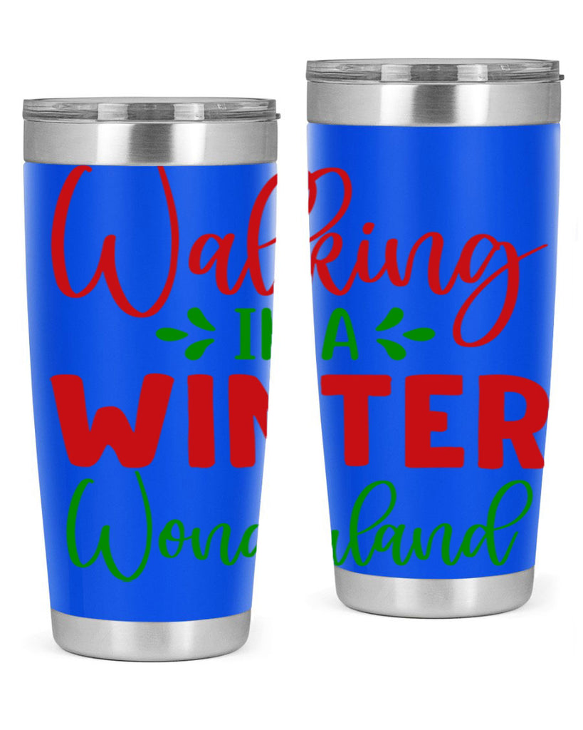 Walking in a Winter Wonderland 436#- winter- Tumbler