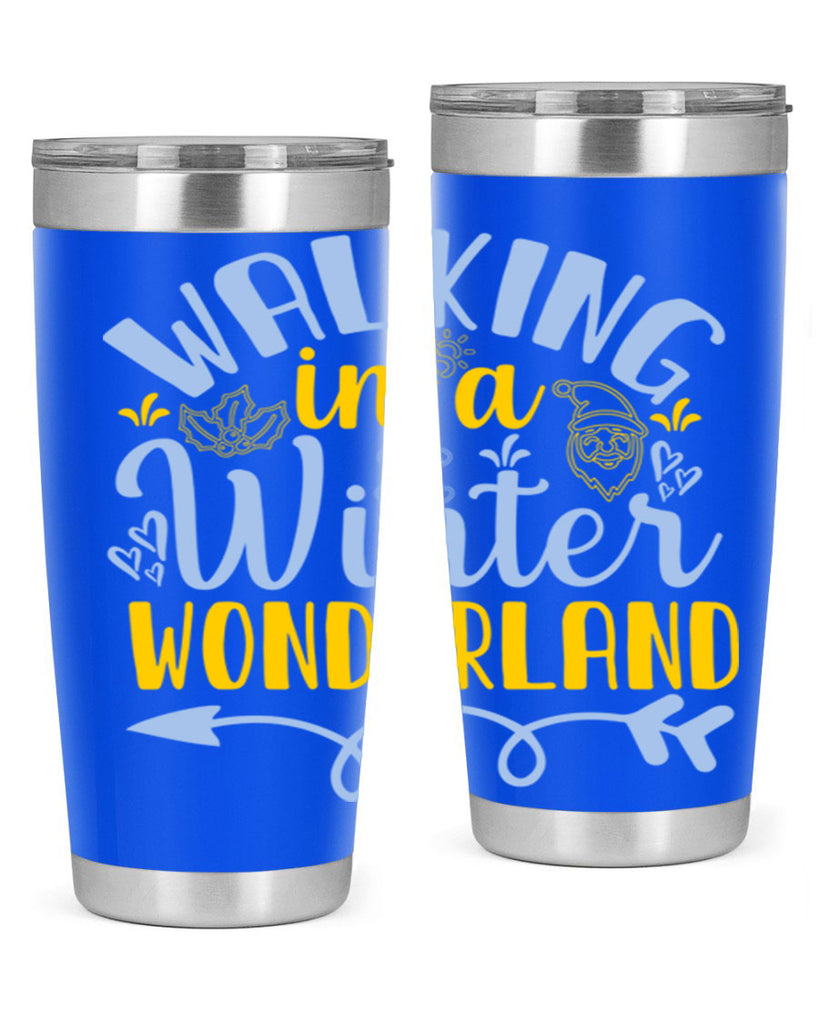 Walking in a winter wonderland440#- winter- Tumbler