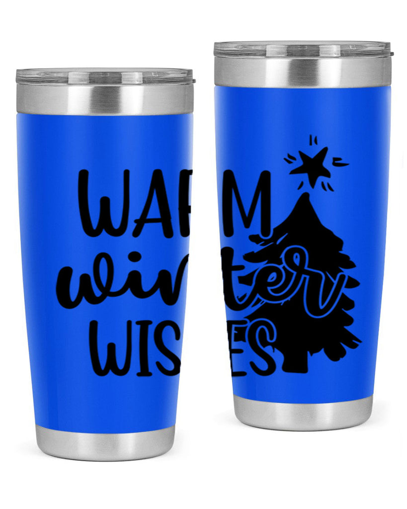 Warm Winter Wishes 451#- winter- Tumbler