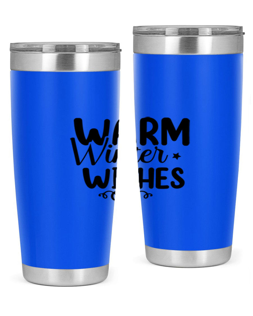 Warm Winter Wishes 453#- winter- Tumbler