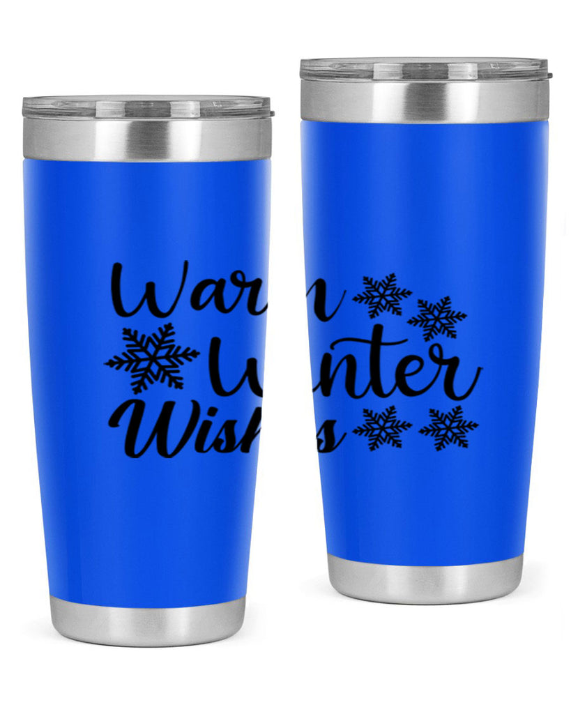 Warm Winter Wishes 466#- winter- Tumbler