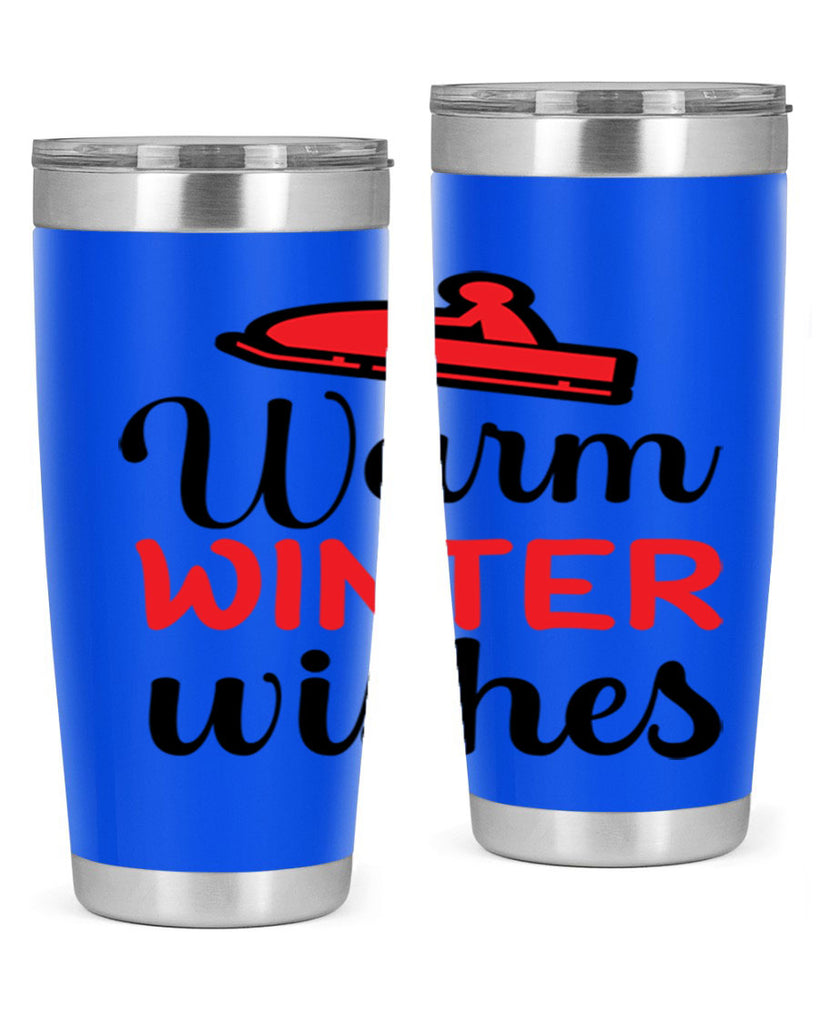 Warm winter wishes 452#- winter- Tumbler