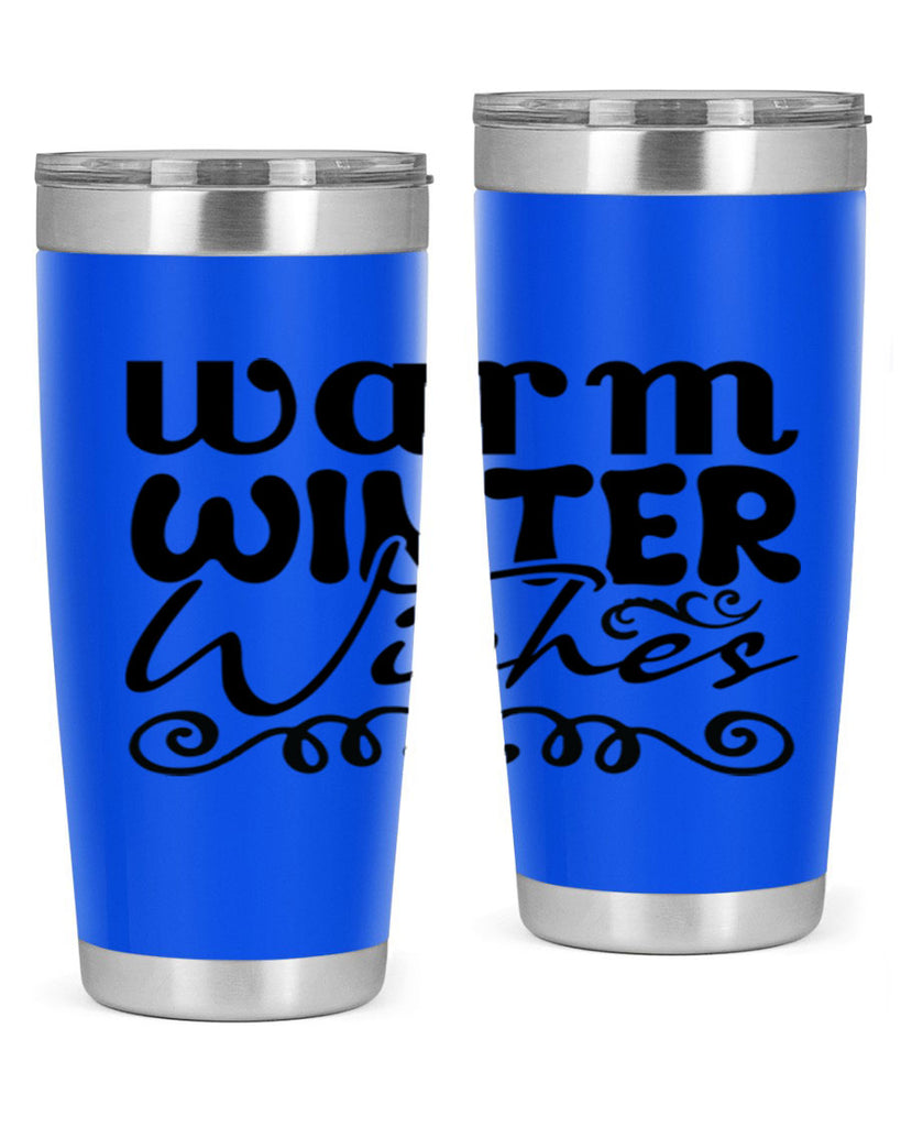 Warm winter wishes 461#- winter- Tumbler