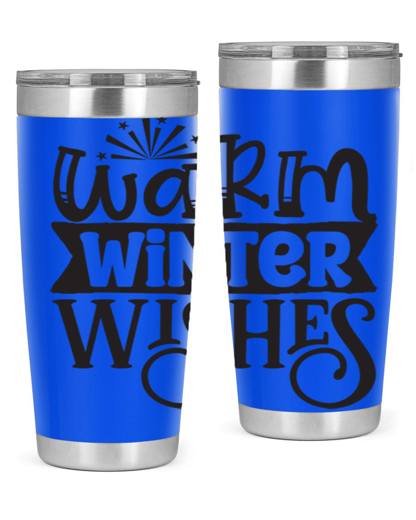 Warm winter wishes 462#- winter- Tumbler