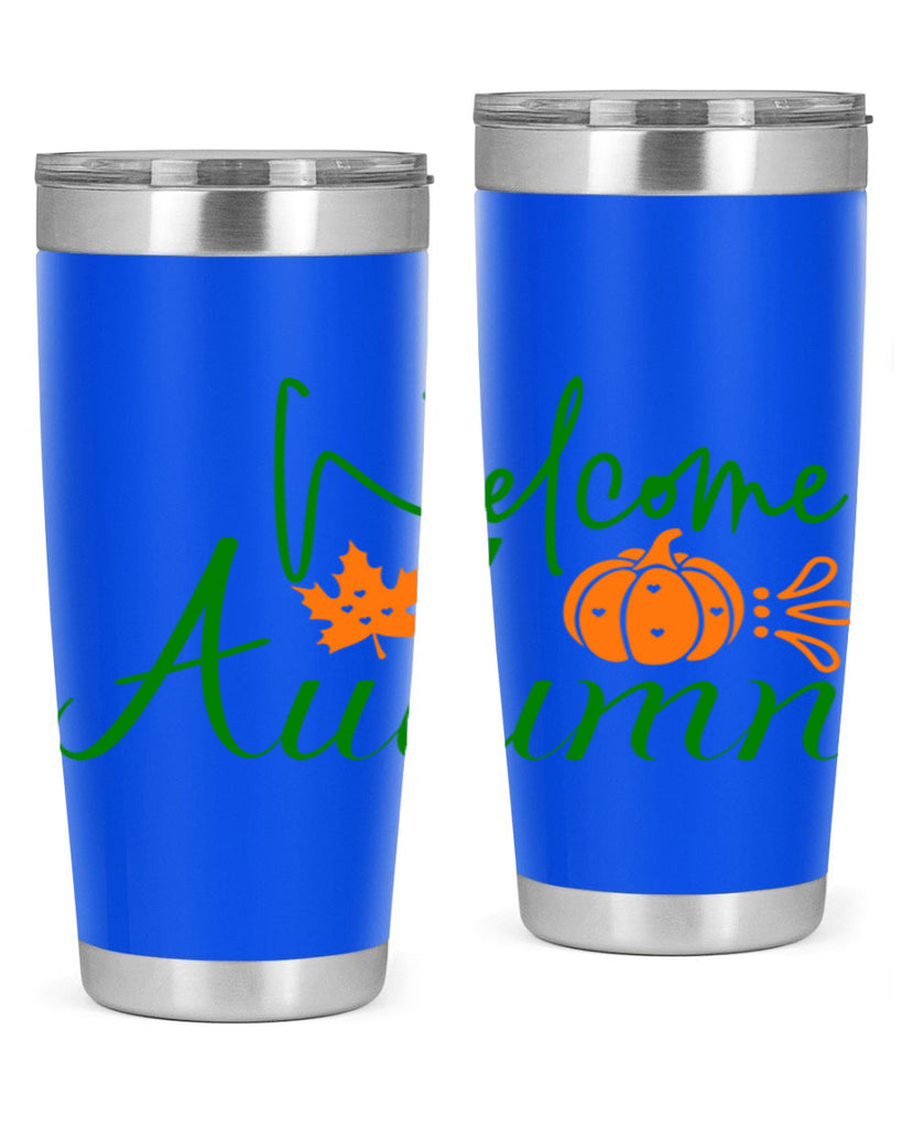 Welcome Autumn 627#- fall- Tumbler
