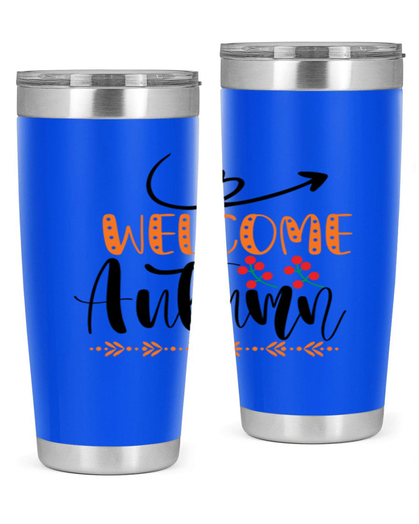 Welcome Autumn 628#- fall- Tumbler