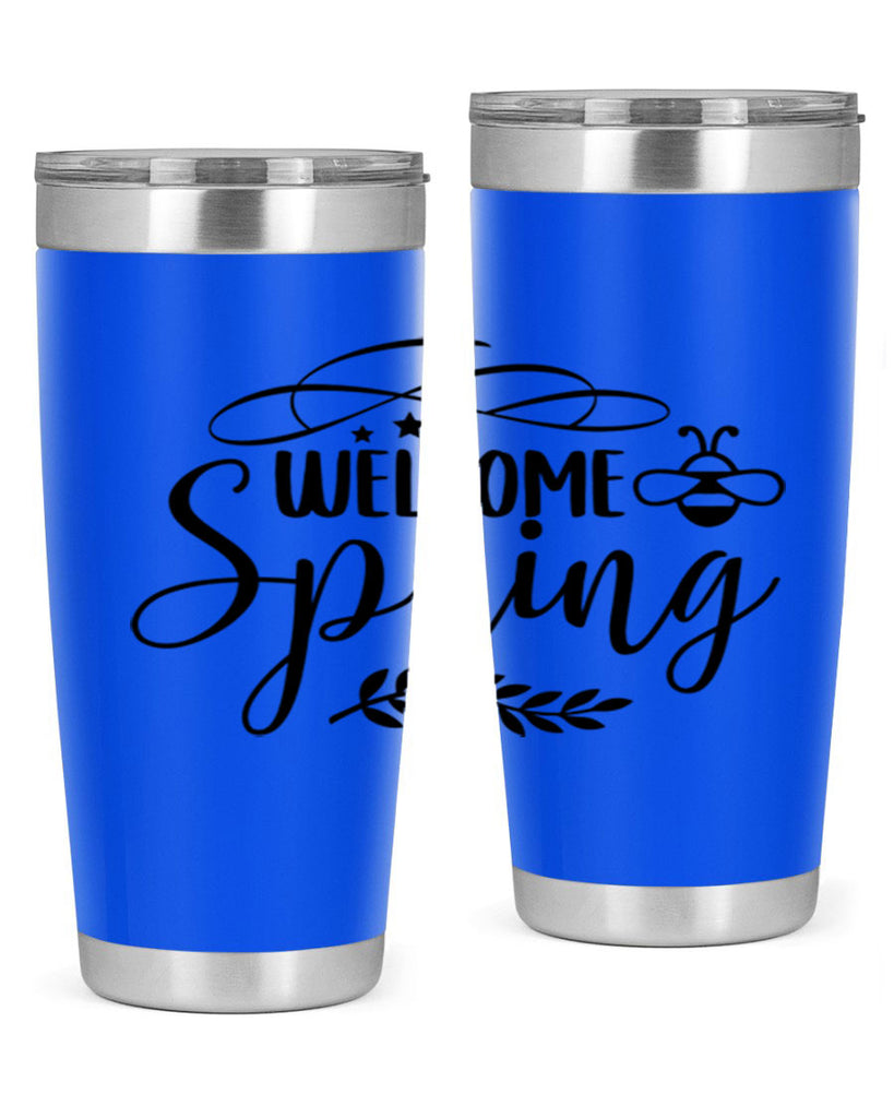 Welcome spring design  594#- spring- Tumbler