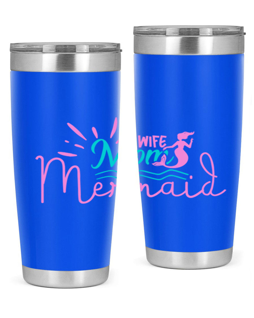 Wife Mom Mermaid 672#- mermaid- Tumbler