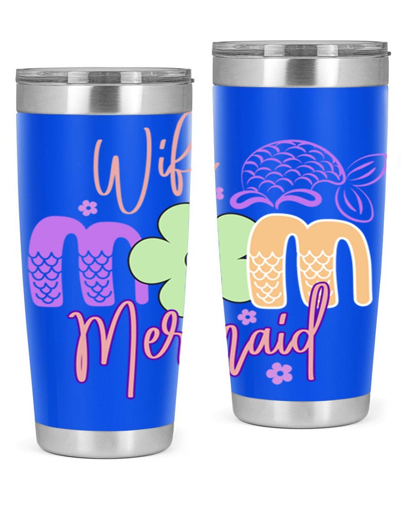 Wife Mom Mermaid 677#- mermaid- Tumbler