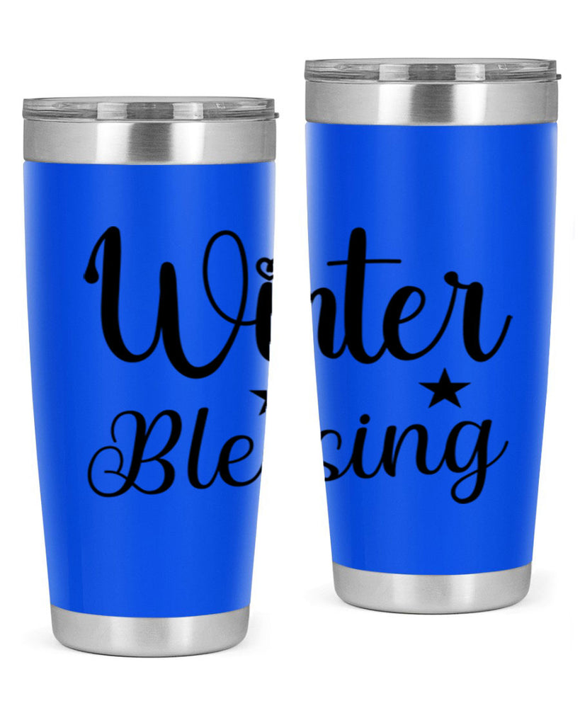 Winter Blessing 484#- winter- Tumbler