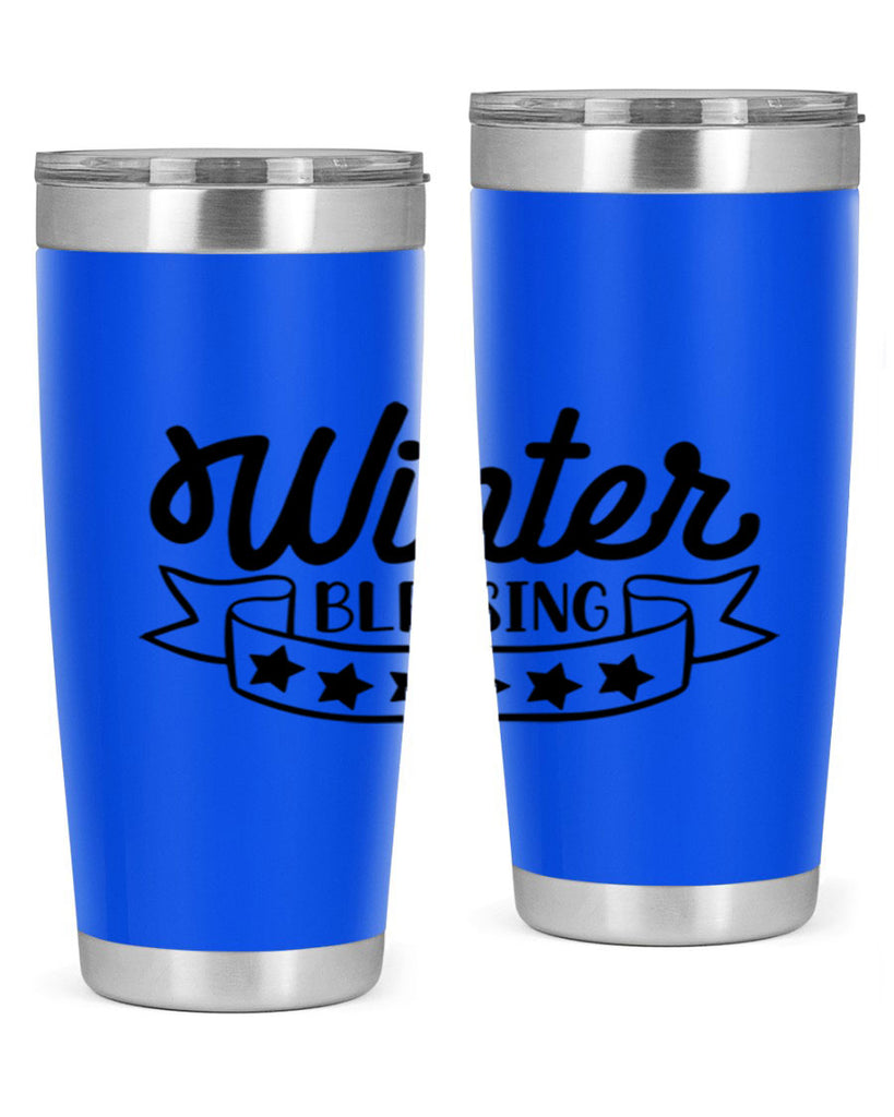 Winter Blessing 485#- winter- Tumbler