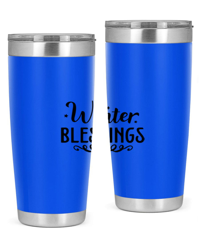 Winter Blessings 490#- winter- Tumbler