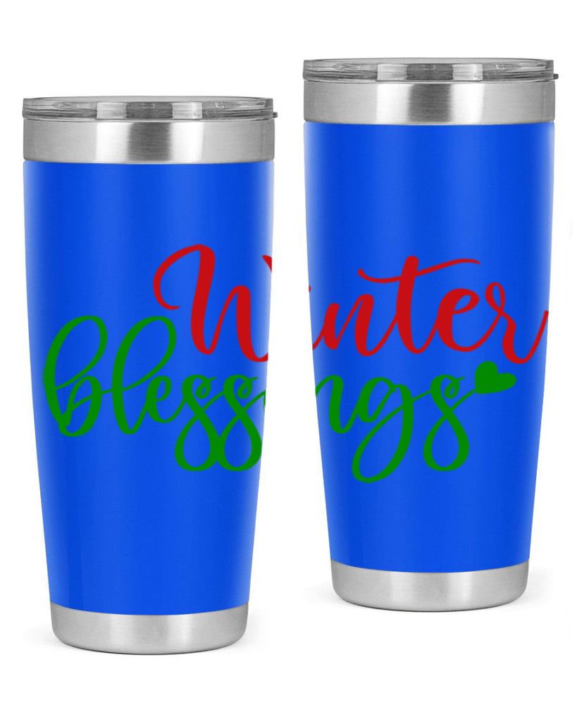 Winter Blessings 492#- winter- Tumbler