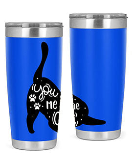 You Me The Cat Style 111#- cat- Tumbler