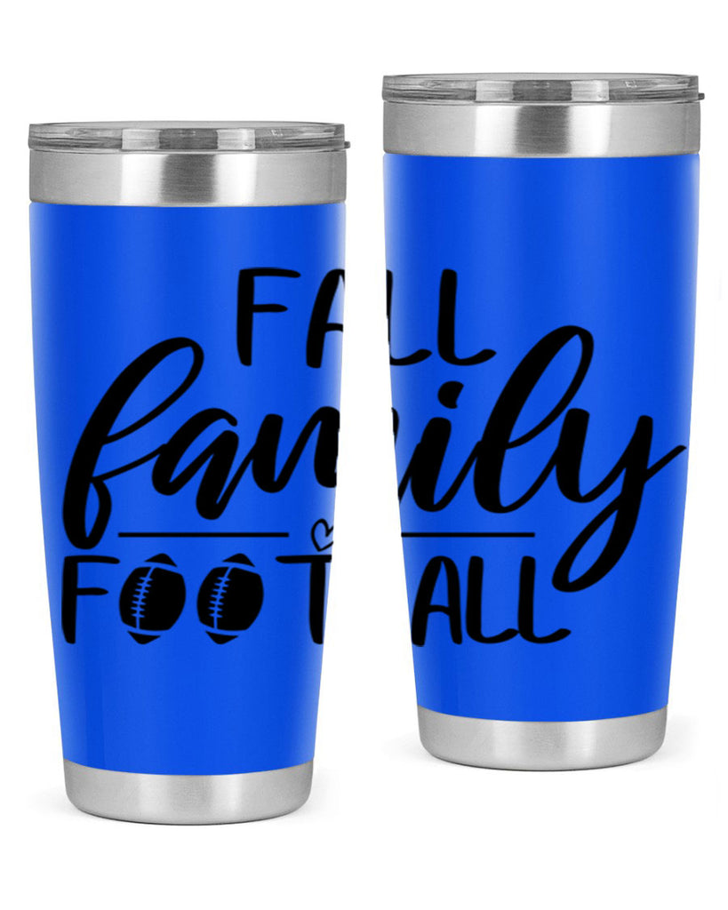 fall family football 100#- fall- Tumbler