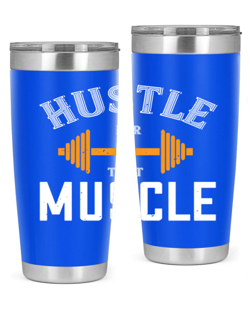 hustel for that muscle 92#- gym- Tumbler