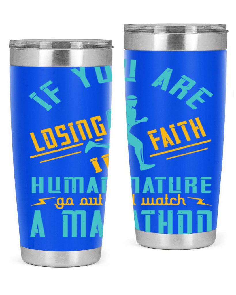 if you are losing faith in human nature go out and watch a marathon 37#- running- Tumbler