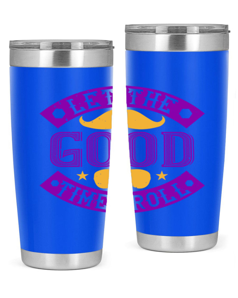 let the good times roll 52#- mardi gras- Tumbler