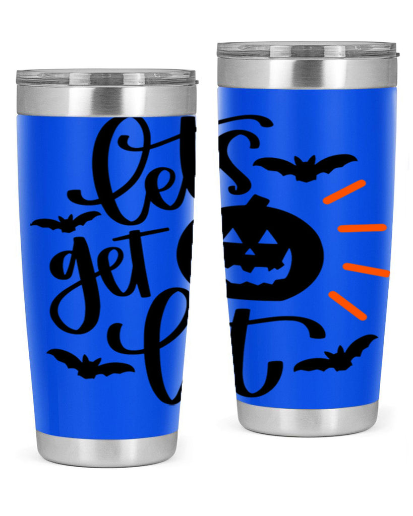 lets get lit 48#- halloween- Tumbler