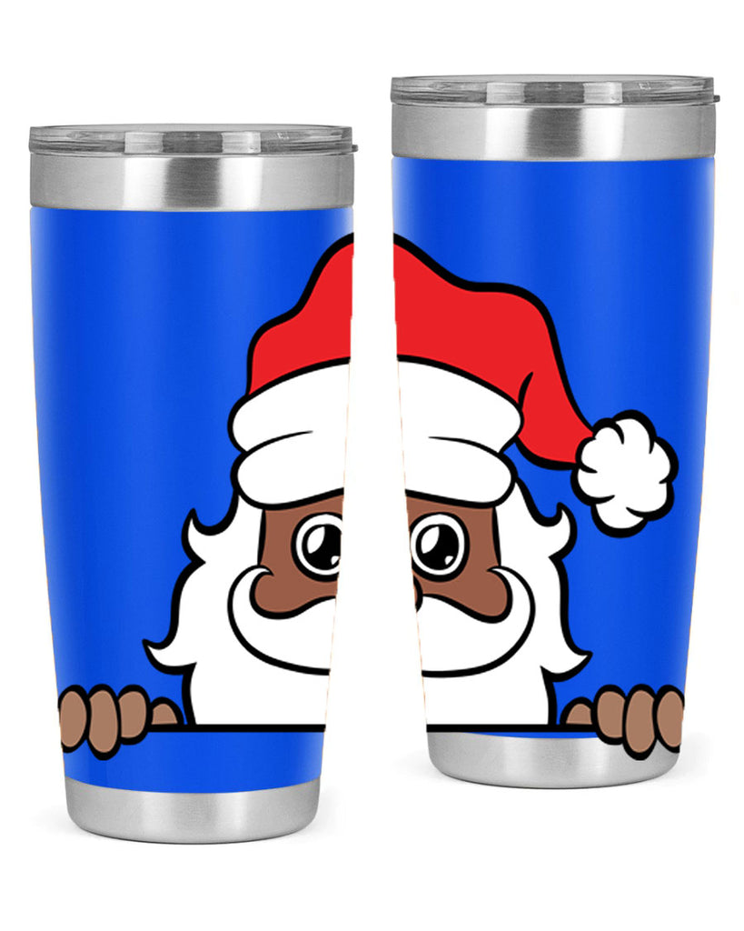 peekaboo black santa 19#- black men - boys- tumbler