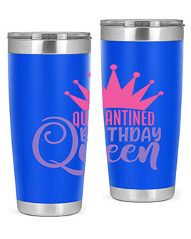 quarantined birthday queen Style 46#- corona virus- Tumbler