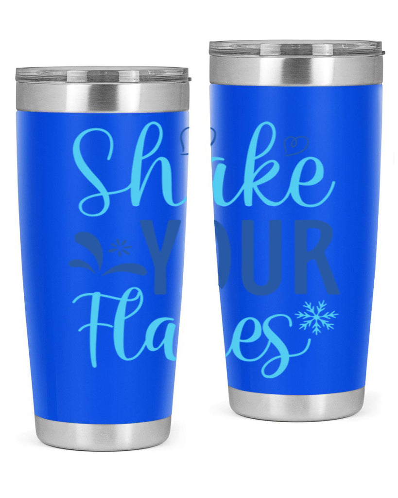 shake your flakes 359#- winter- Tumbler