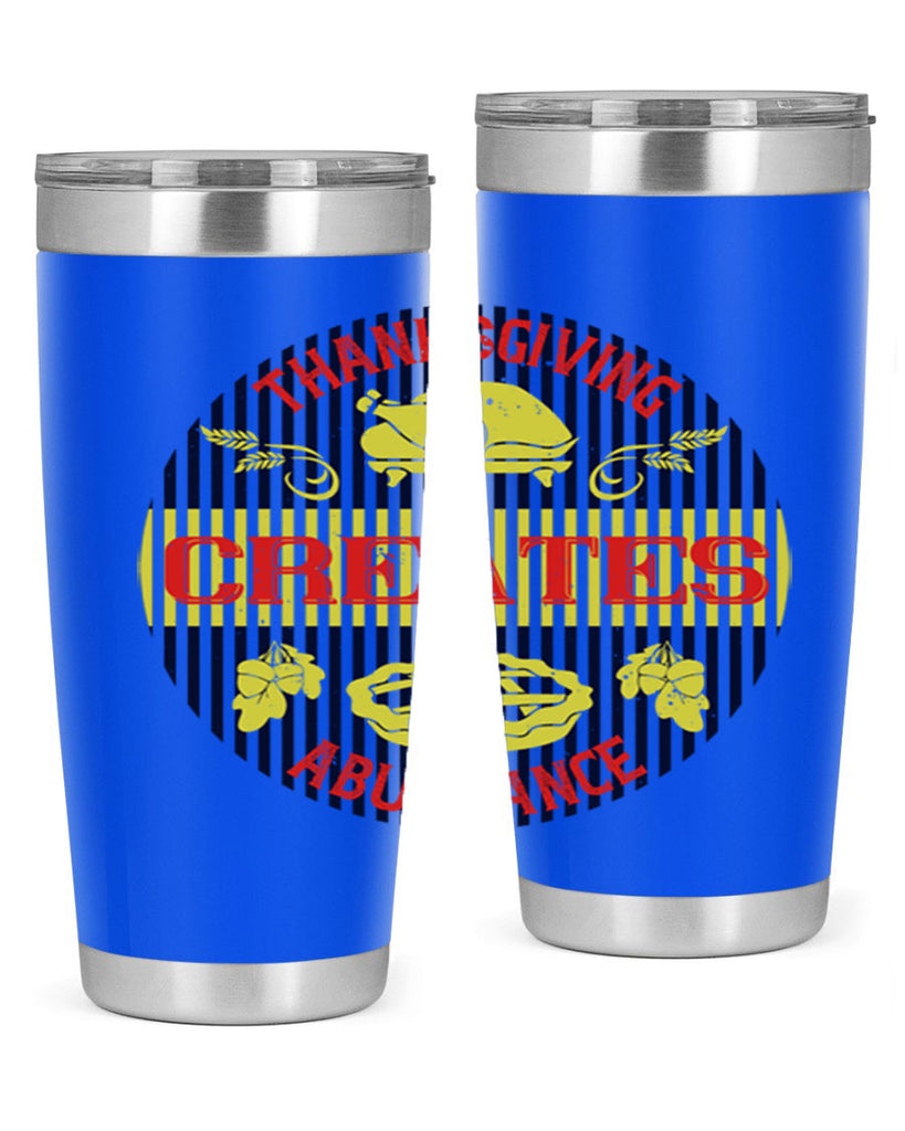 thanksgiving creates abundance 14#- thanksgiving- Tumbler