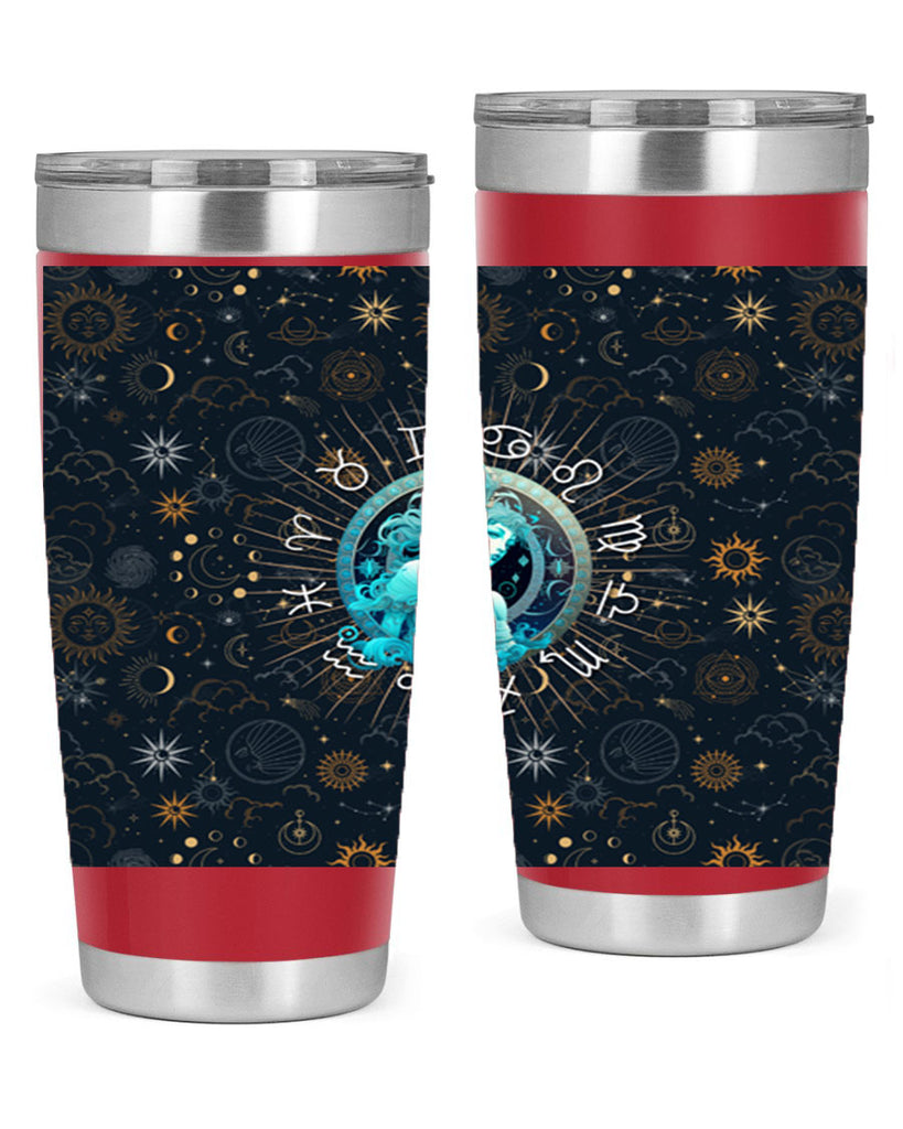 Aquarius Straight 66#- zodiac- Tumbler
