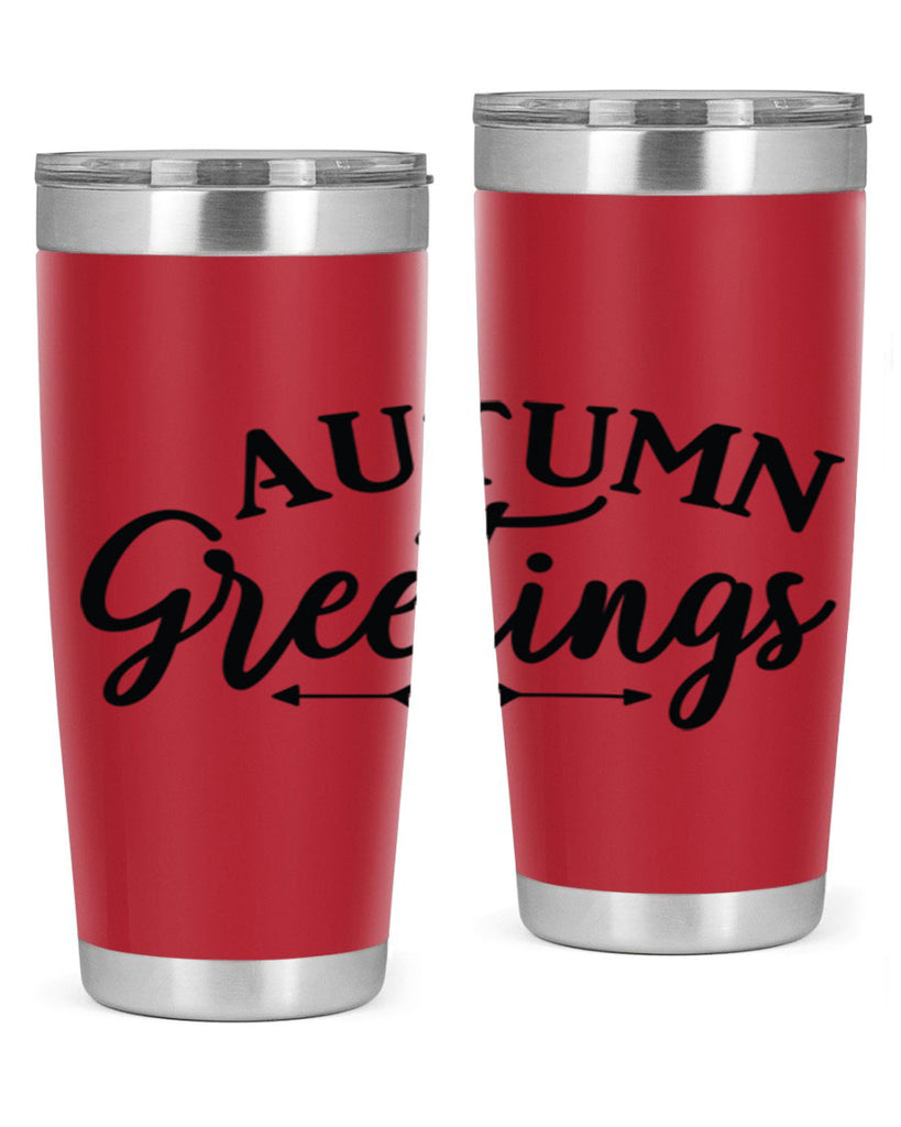 Autumn Greetings 16#- fall- Tumbler
