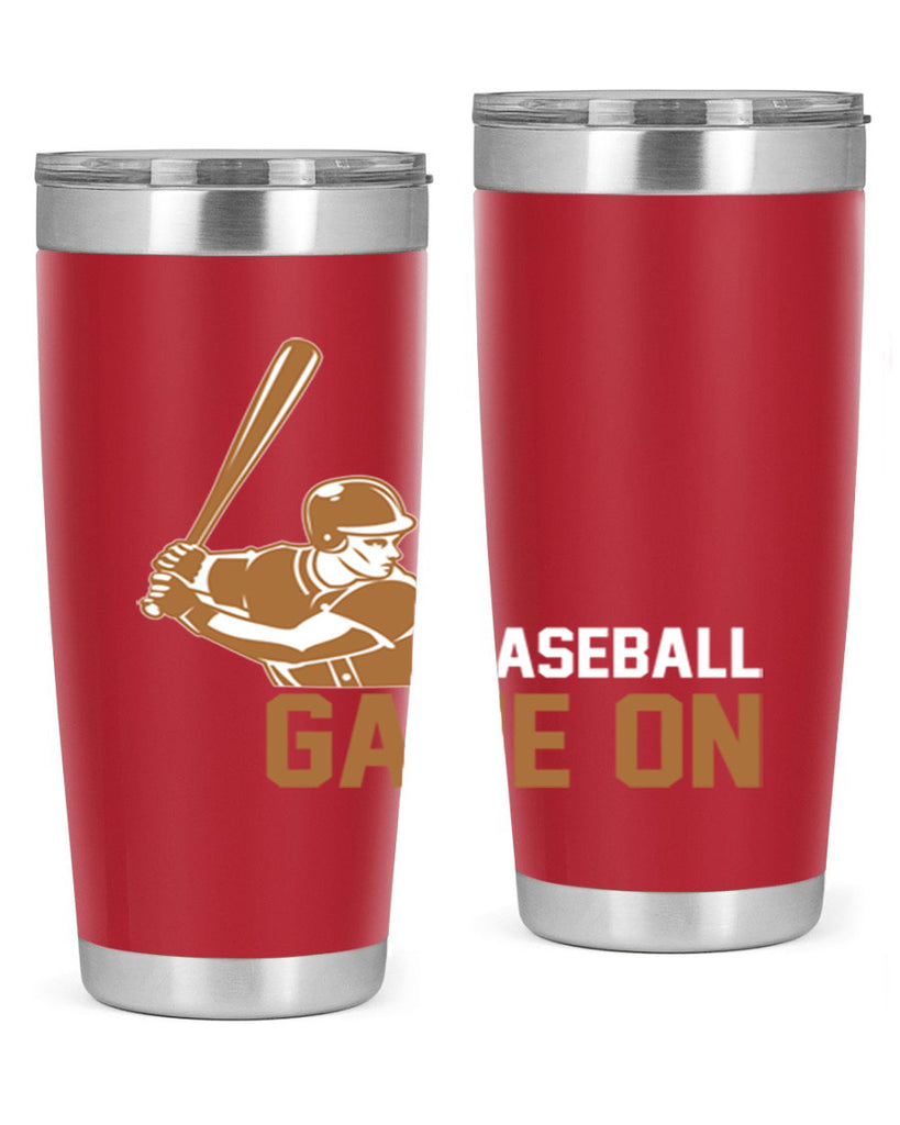 Baseball game 1446#- baseball- Tumbler